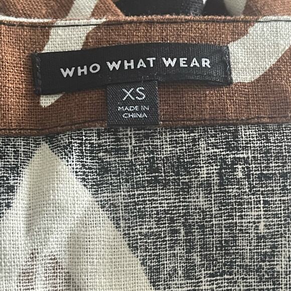 Who What Wear Linen Dress - Picture 6 of 7